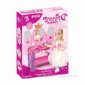 Infrared induction girls toy dresser play set with light, music